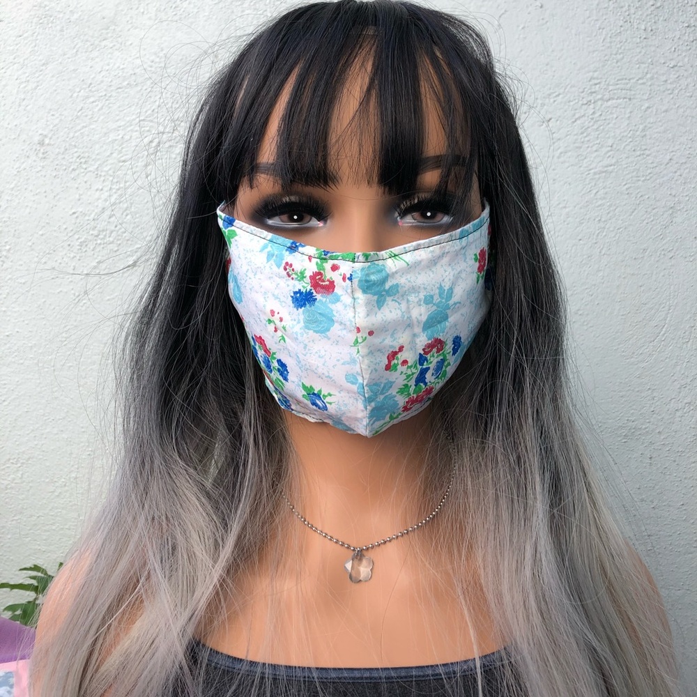 Beautiful Unique Handmade Masks ✨ Flower drop 🌸🌼🌺🌻🌷
